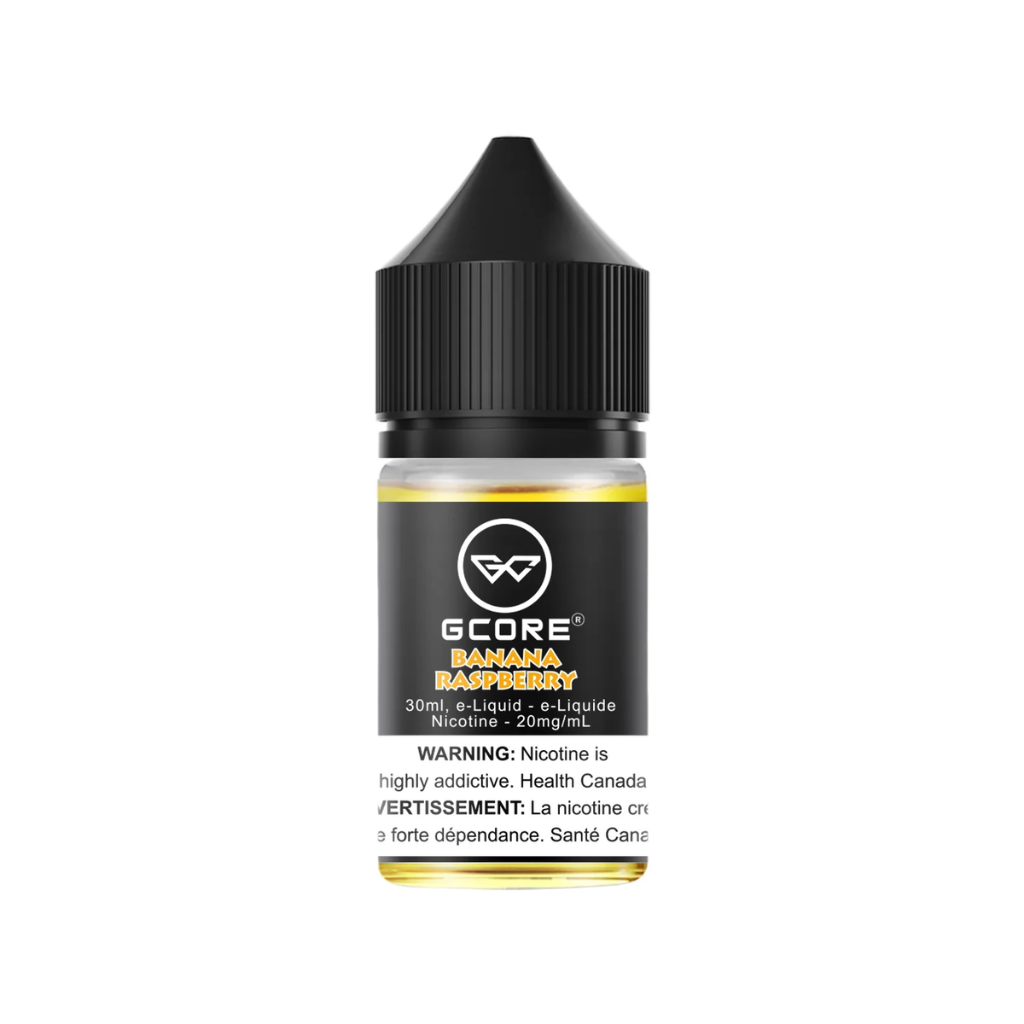 G Core Nicotine Salt E-Juice (20 mg, 30 ml) - Flavour: Banana Raspberry