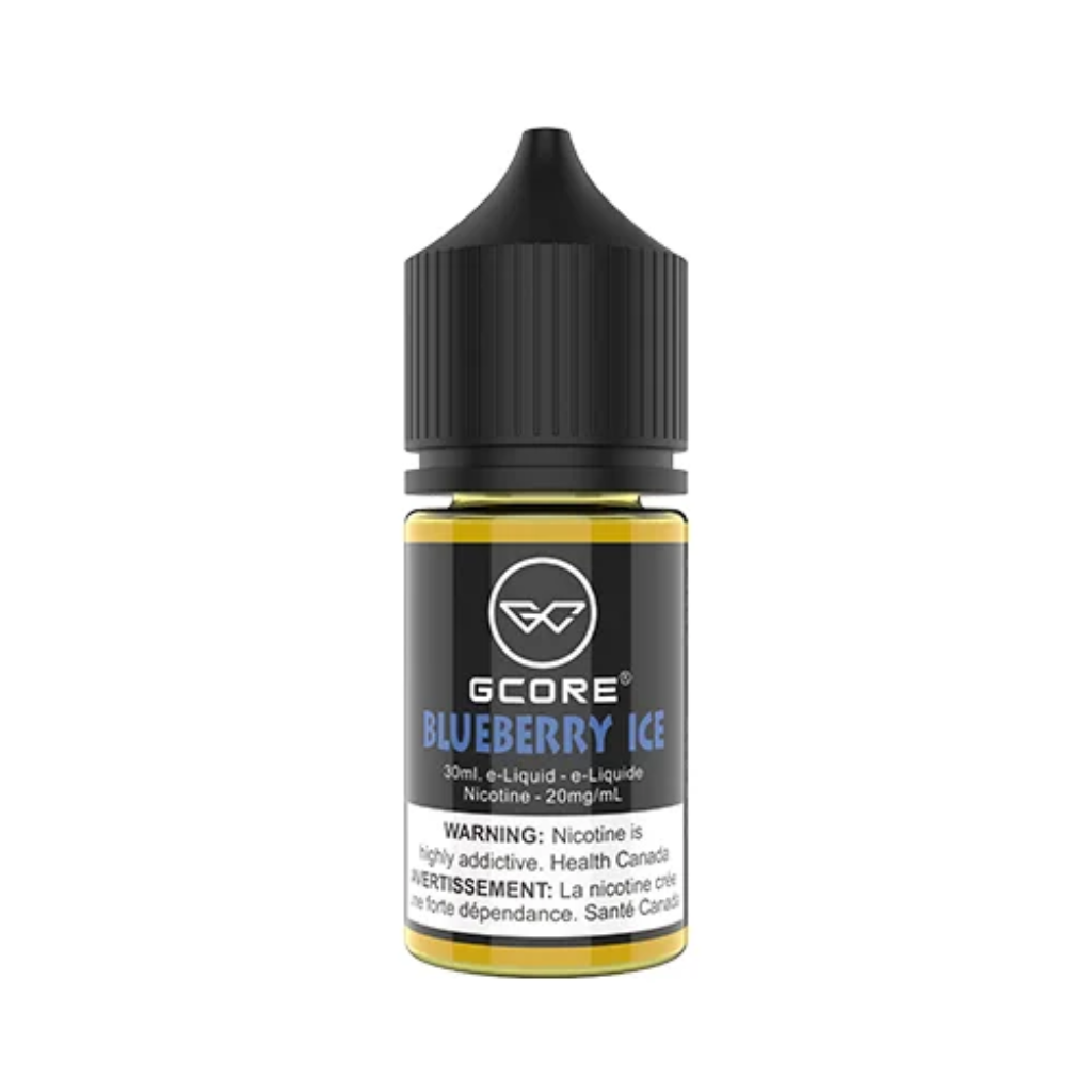 G Core Nicotine Salt E-Juice (20 mg, 30 ml) - Flavour: Blueberry Ice