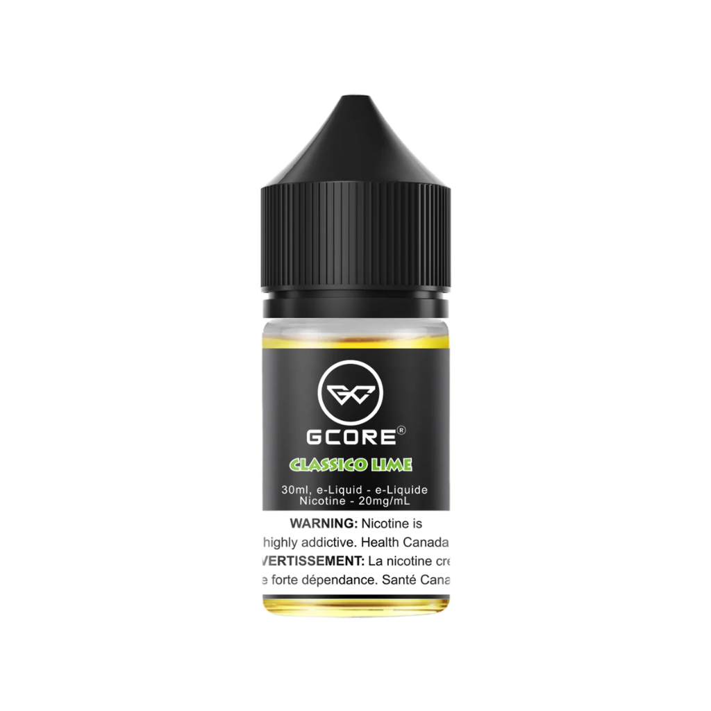 G Core Nicotine Salt E-Juice (20 mg, 30 ml) - Flavour: Classico Lime
