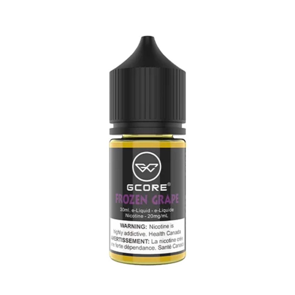 G Core Nicotine Salt E-Juice (20 mg, 30 ml) - Flavour: Frozen Grape