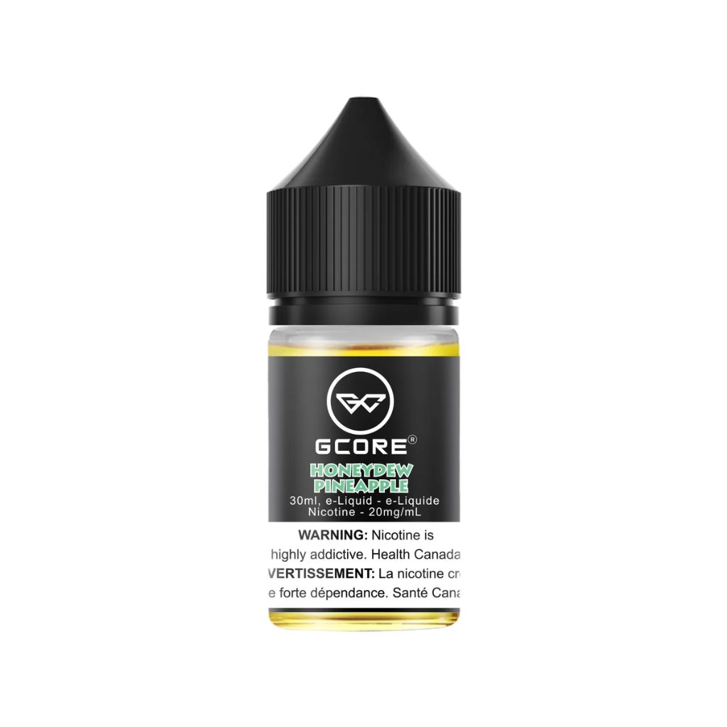 G Core Nicotine Salt E-Juice (20 mg, 30 ml) - Flavour: Honeydew Pineapple