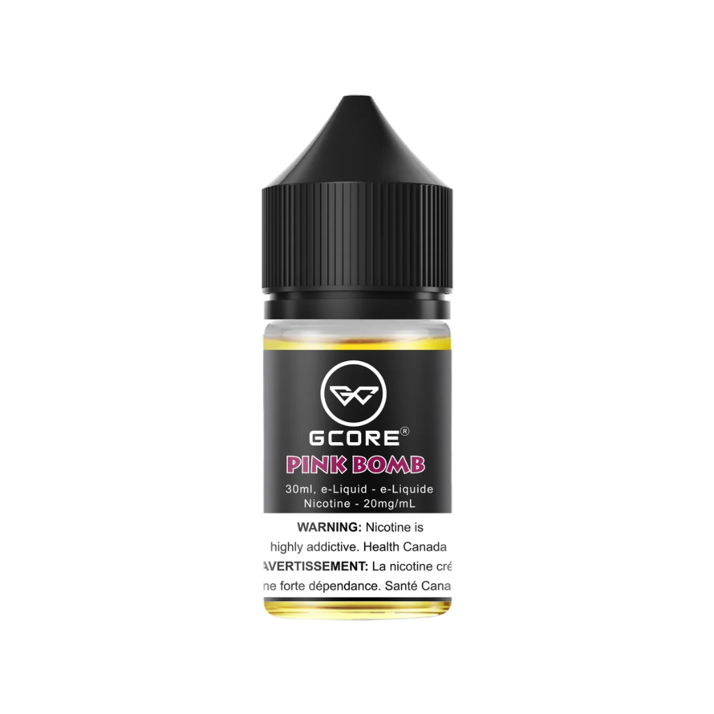 G Core Nicotine Salt E-Juice (20 mg, 30 ml) - Flavour: Pink Bomb