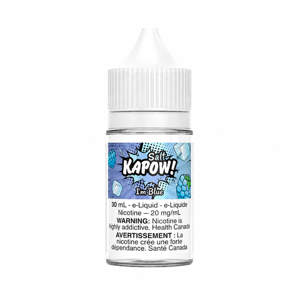 Kapow Nicotine Salt E-Juice (20 mg, 30 ml) - Flavour: Im Blue