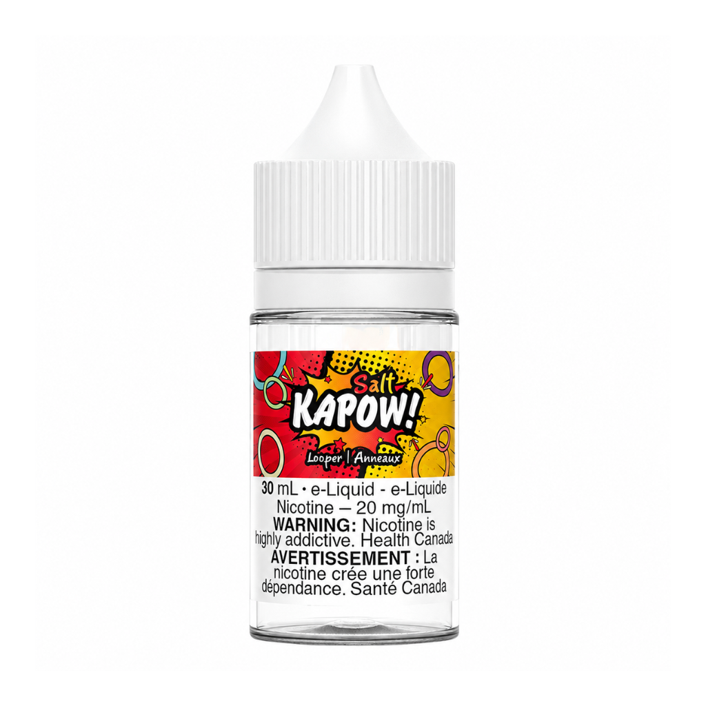 Kapow Nicotine Salt E-Juice (20 mg, 30 ml) - Flavour: Looper