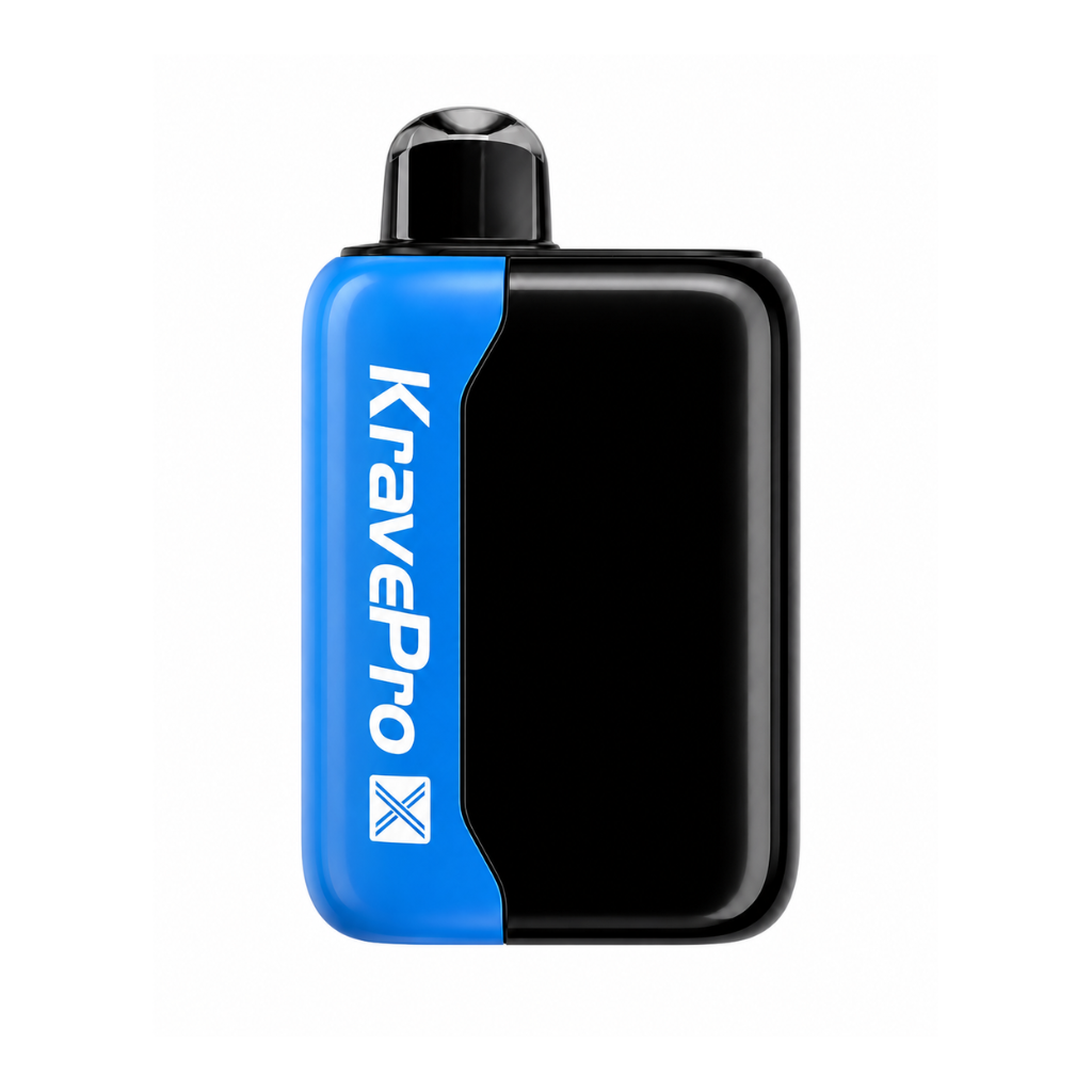 Krave Pro X 50K Disposable Vape Blue Razz Ice - Shop at Krave Smoke