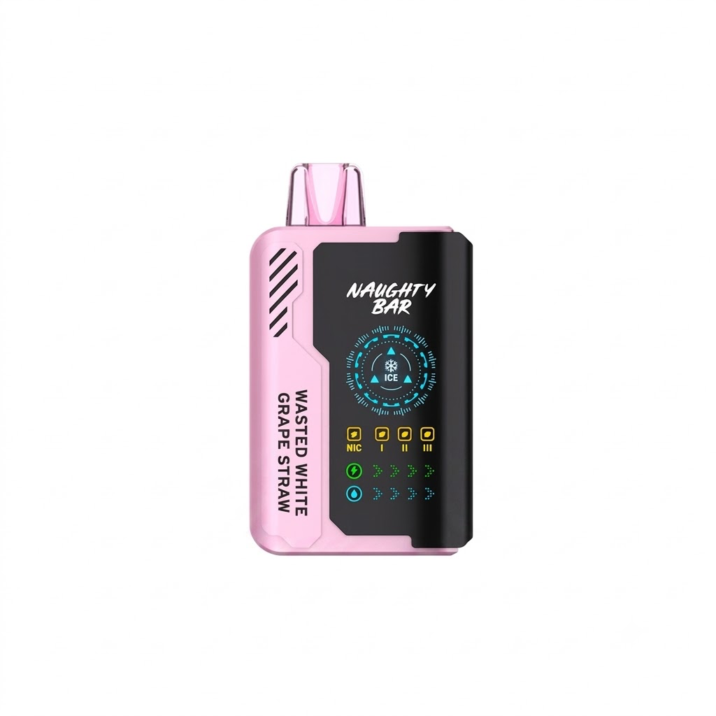 Naughty Bar 50K Disposable Vape - Flavour: Wasted White Grape Straw