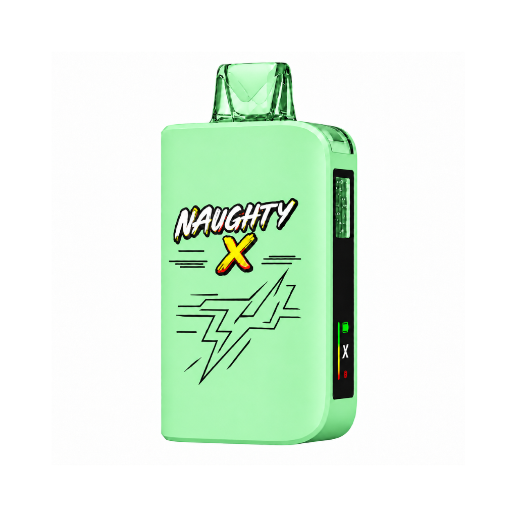 Naughty X 25K Disposable Vape Heavy Melon Honeydew Ice - Shop at Krave Smoke
