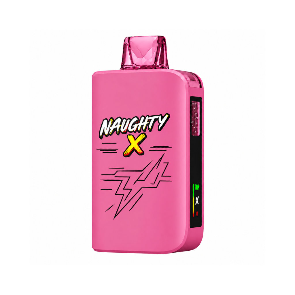 Naughty X 25K Disposable Vape Rizzin' Raspberry Dragonfruit Ice - Shop at Krave Smoke
