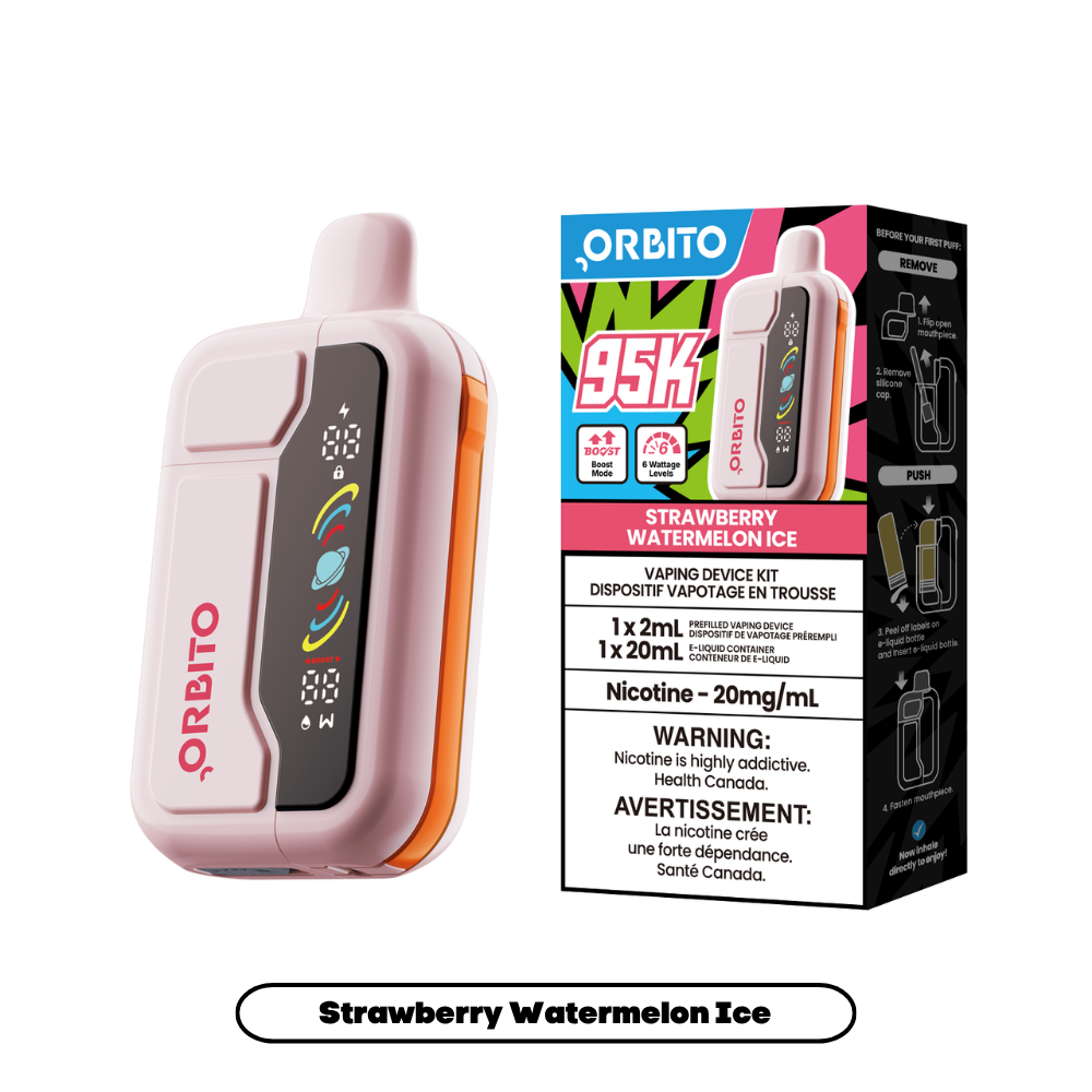 Orbito Sync 95K by ABT Disposable Vape Strawberry Watermelon Ice - Shop at Krave Smoke