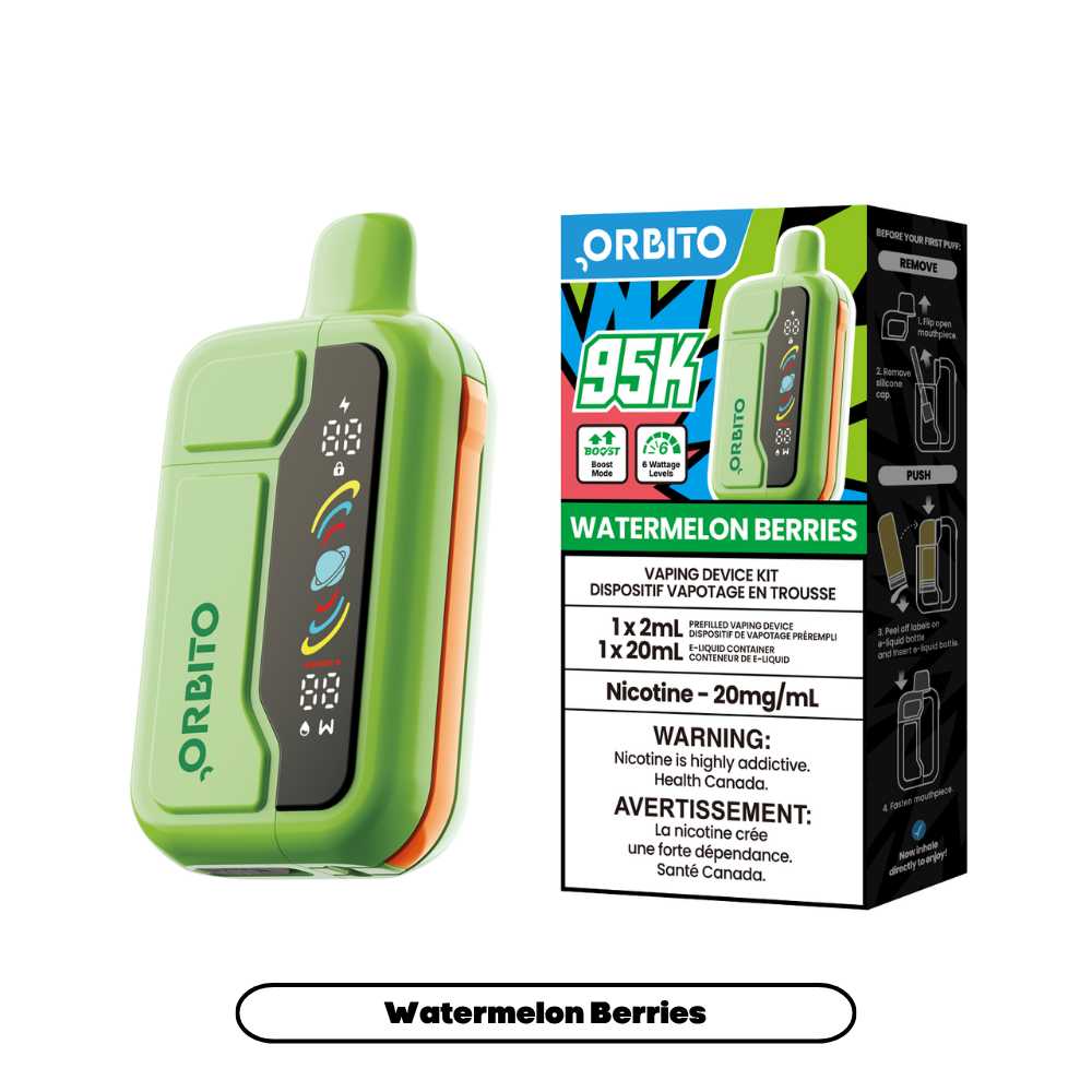 Orbito Sync 95K by ABT Disposable Vape Watermelon Berries - Shop at Krave Smoke