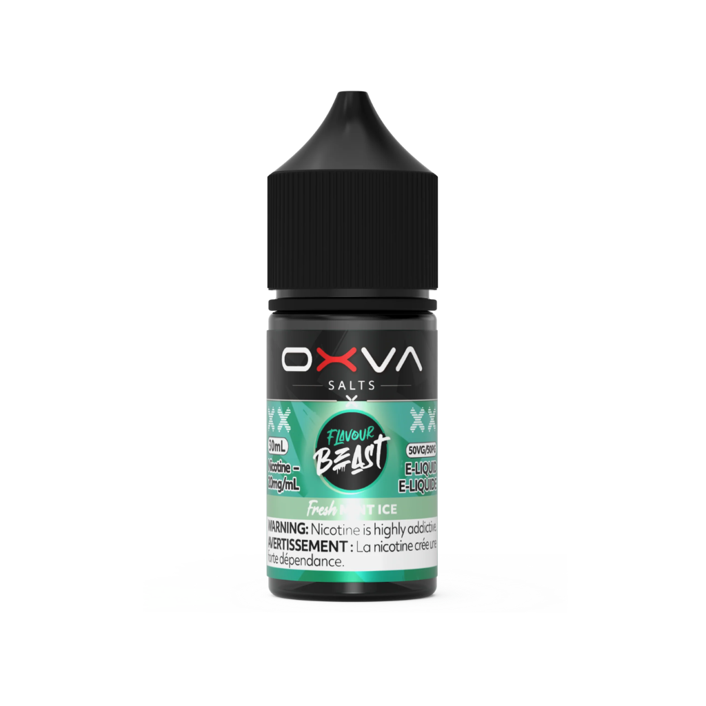 Oxva Salts X Flavour Beast Nicotine Salt E-Juice (20 mg, 30 ml) - Flavour: Fresh Mint Ice