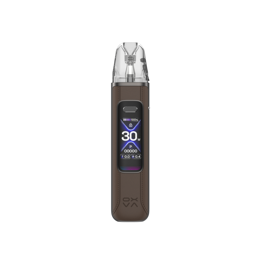 Oxva XLIM Pro 3 Starter Kit Brown Leather - Shop at Krave Smoke