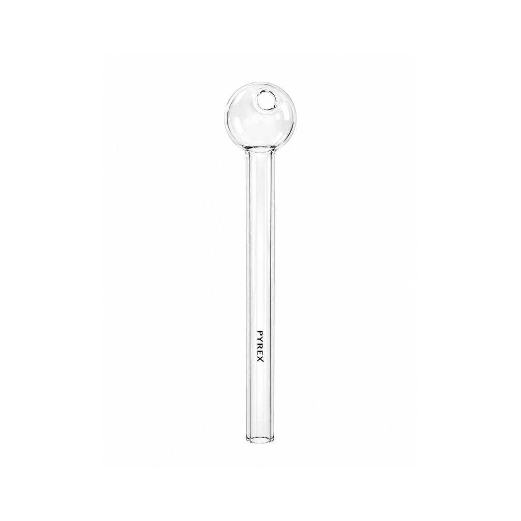 Pyrex Glass Bubble Crack Pipe 6" / Single - Shop at Krave Smoke