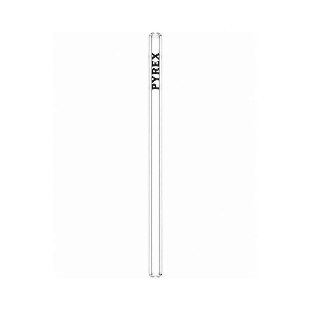 Pyrex Glass Straight Crack Pipe 7" / Single - Shop at Krave Smoke