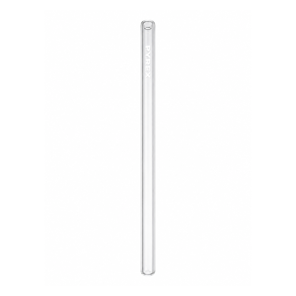 Pyrex Glass Straight Crack Pipe 8" / Single - Shop at Krave Smoke