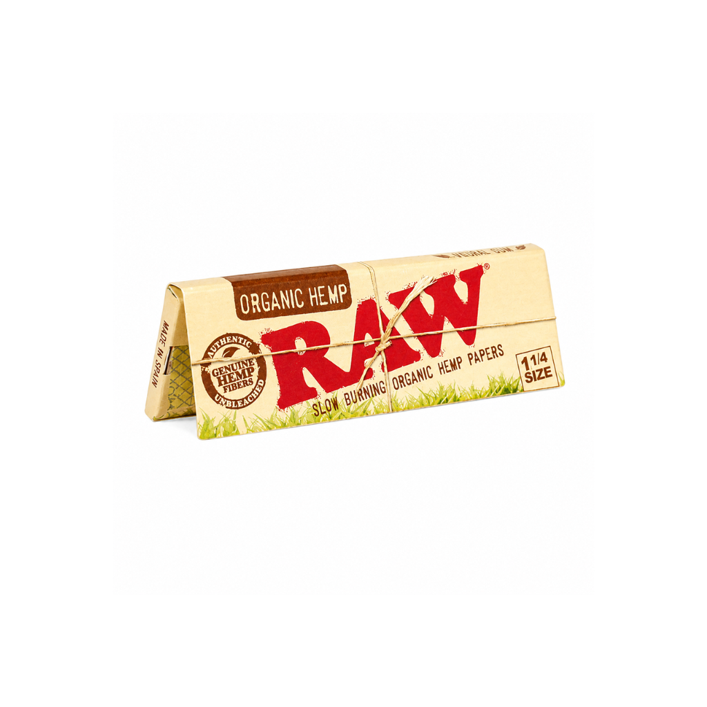 Raw Rolling Paper (1 1/4 Size) Organic Hemp / Single - Shop at Krave Smoke