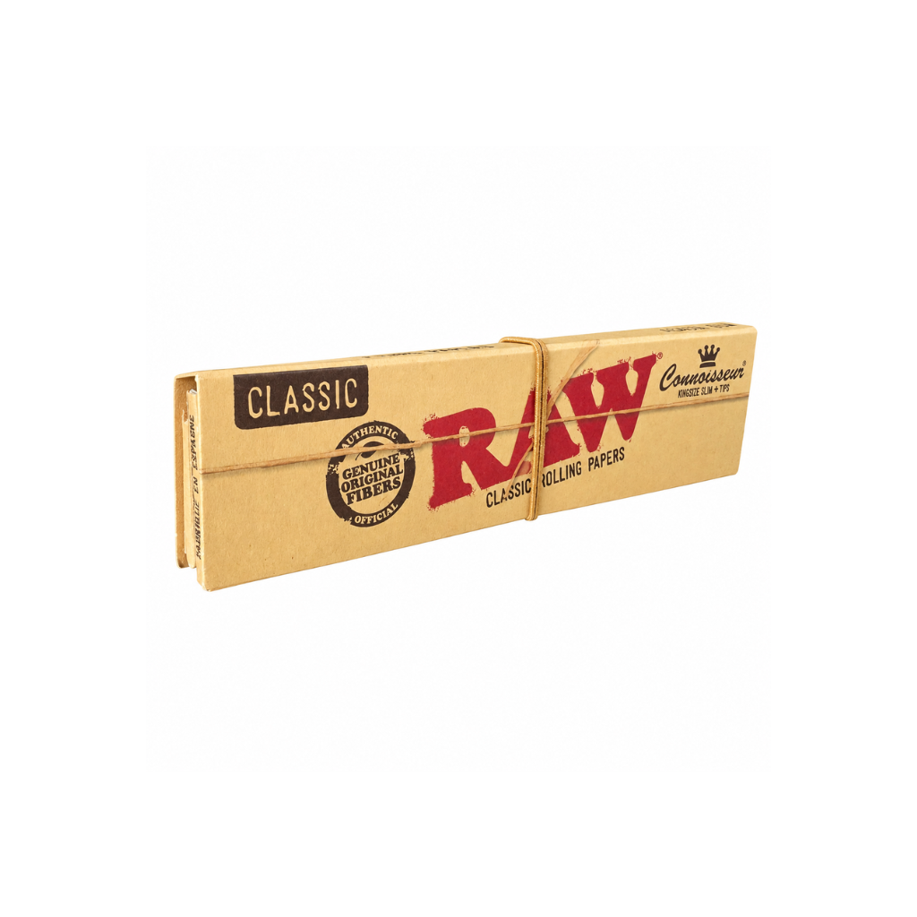 Raw Rolling Paper Classic Connoisseur (King Size + Tips)