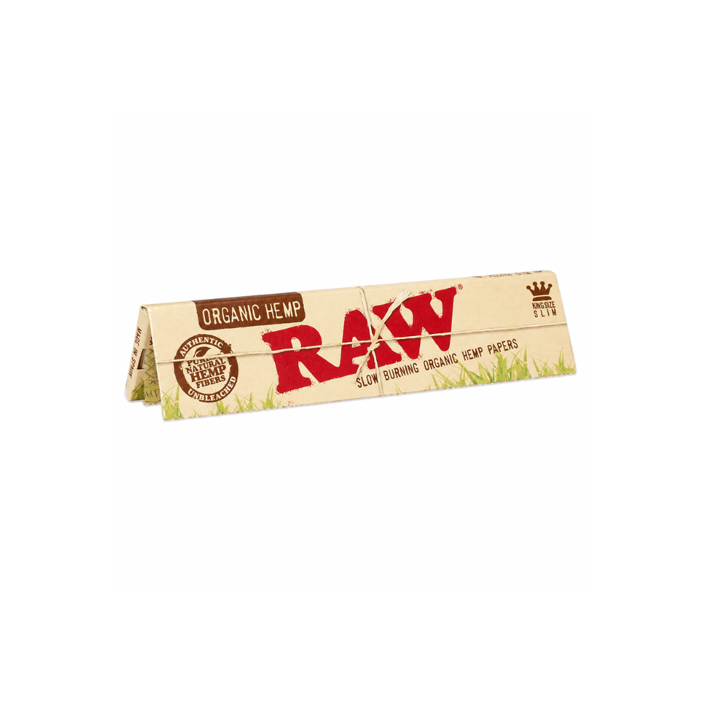 Raw Rolling Paper (King Size) Organic Hemp / Single - Shop at Krave Smoke
