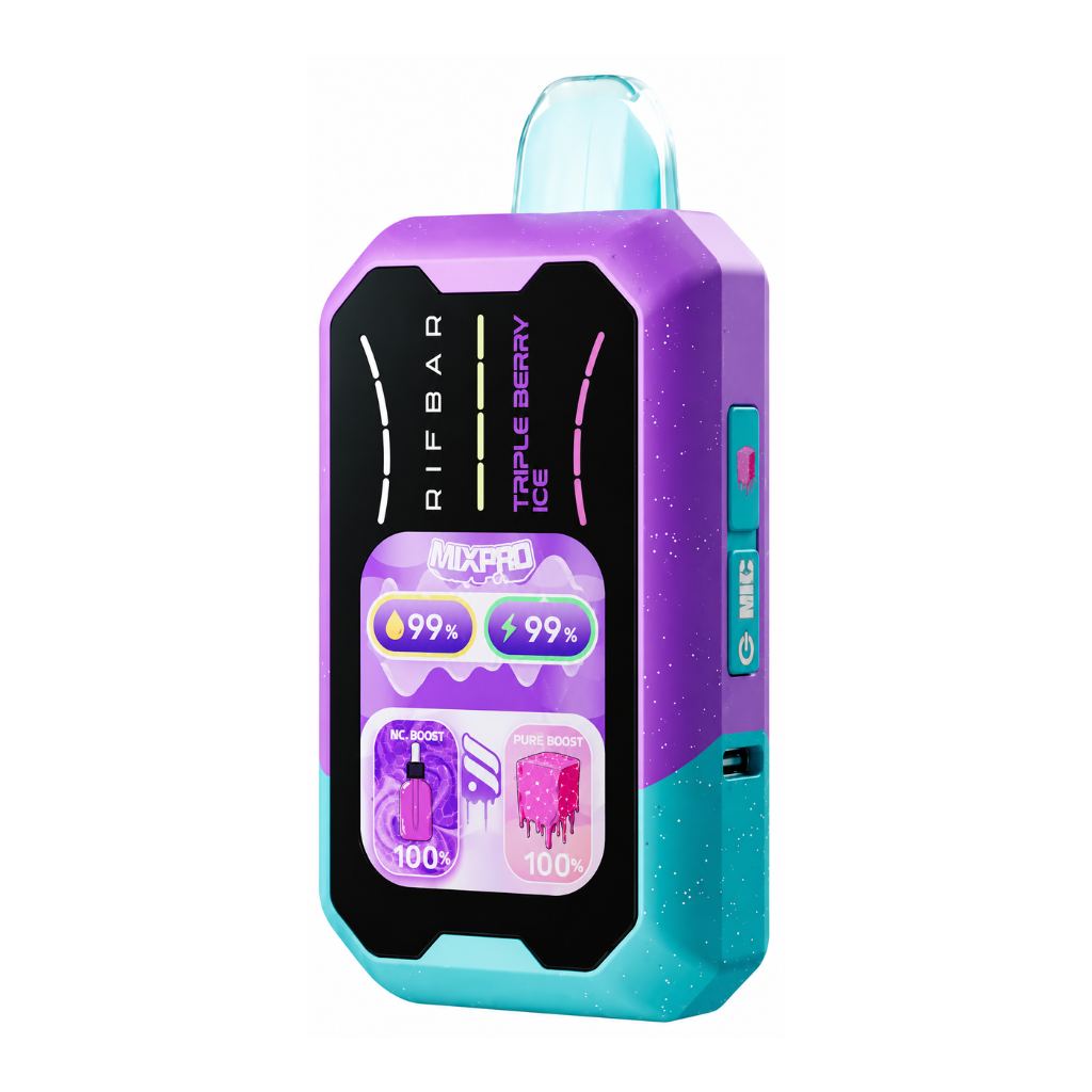 Rif Bar Mix Pro 40K Disposable Vape - Flavour: Triple Berry Ice