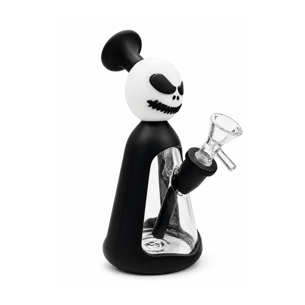 Skull Reaper 6" Silicone & Glass Bong