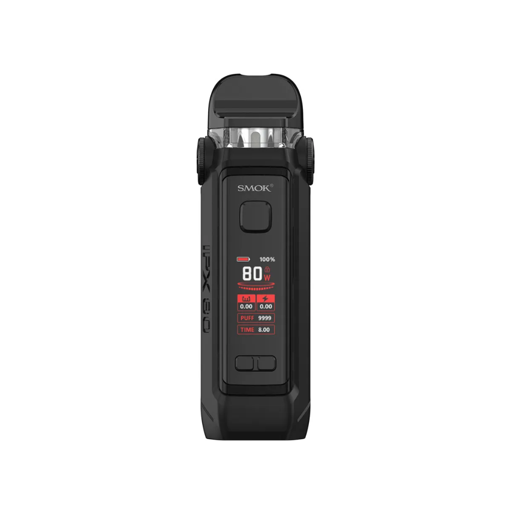 Smok IPX 80 80W Starter Kit Fluid Black Colour - Shop at Krave Smoke