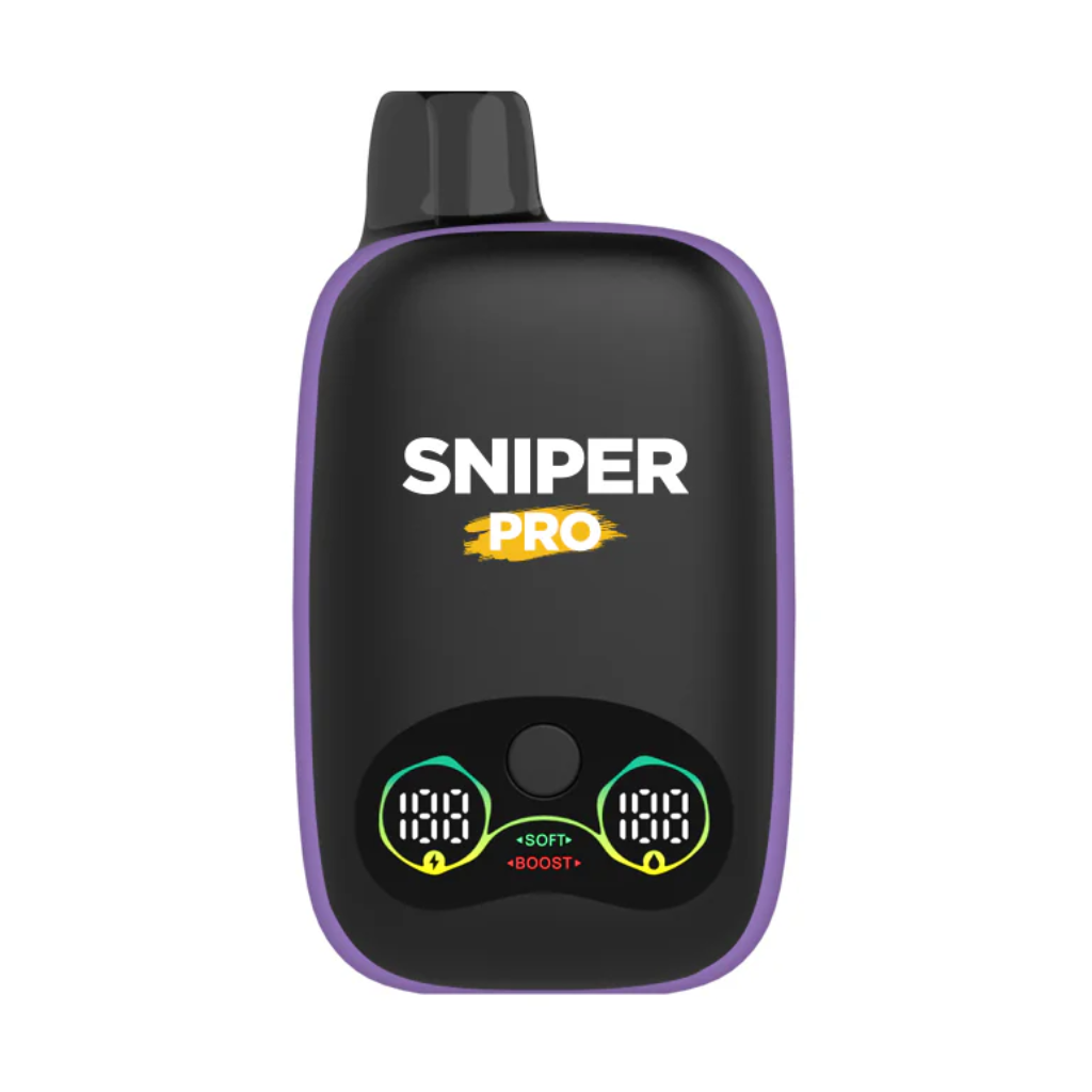 Sniper Pro 35K Disposable Vape - Flavour: Grape Glubule