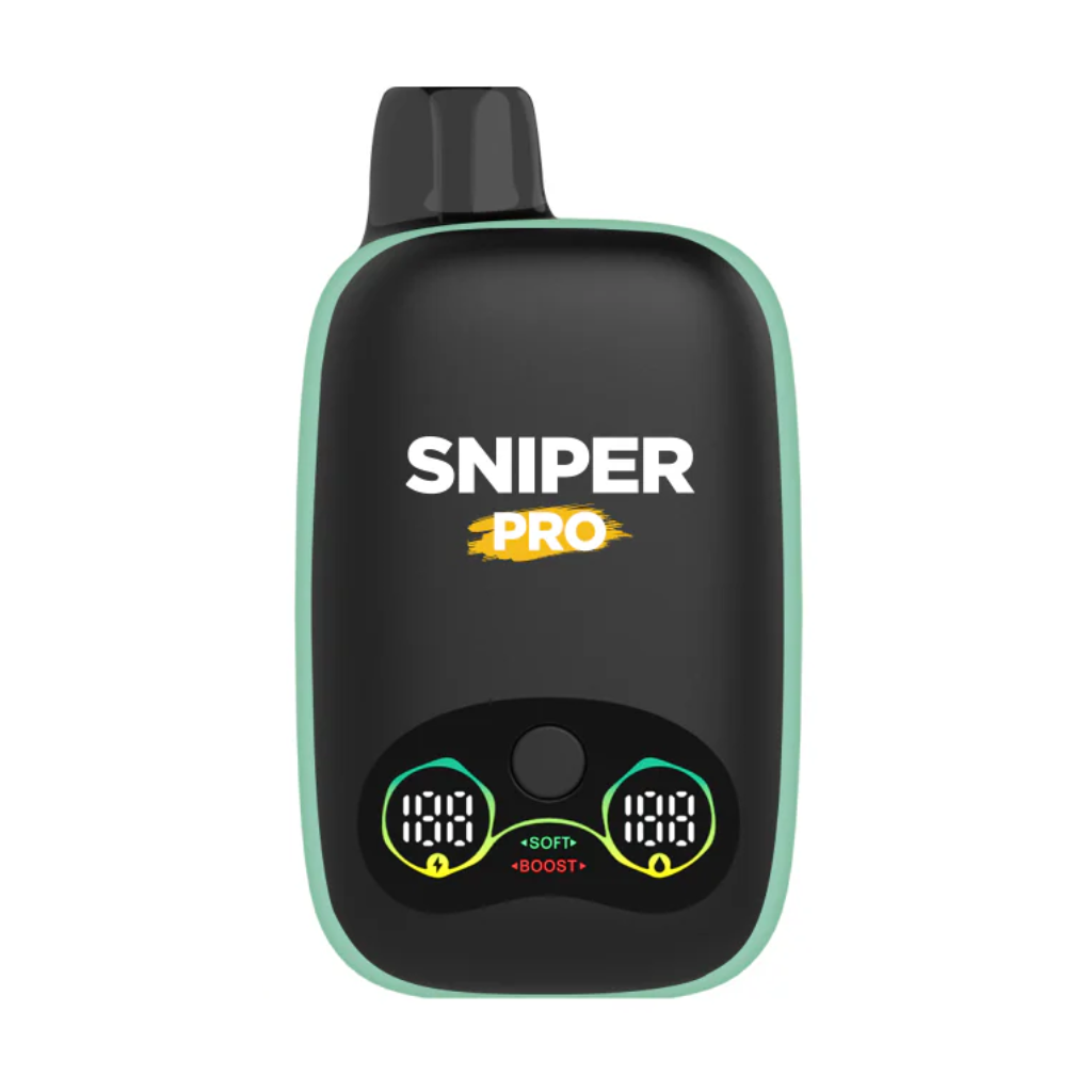 Sniper Pro 35K Disposable Vape - Flavour: Green Apple Grape