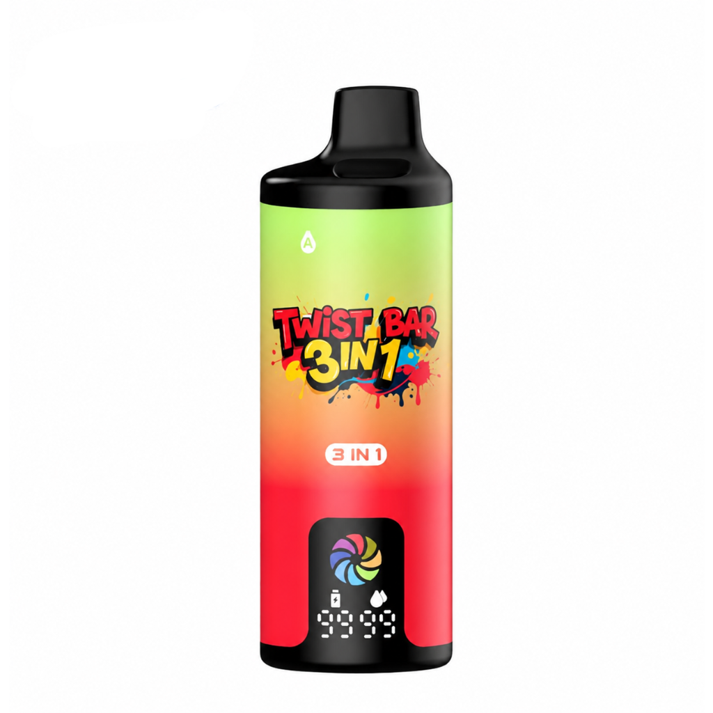 Twist Bar 3 in 1 - 30K Disposable Vape - Flavour: Strawberry Kiwi, Strawberry Banana, Strawberry Watermelon