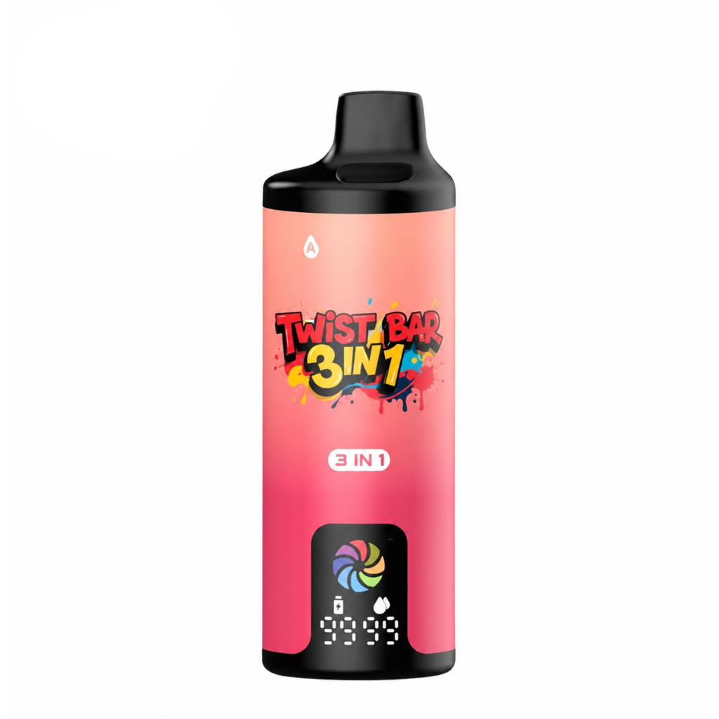Twist Bar 3 in 1 - 30K Disposable Vape - Flavour: Strawberry Lychee Watermelon, Lychee Watermelon Ice, Lychee Mango Ice