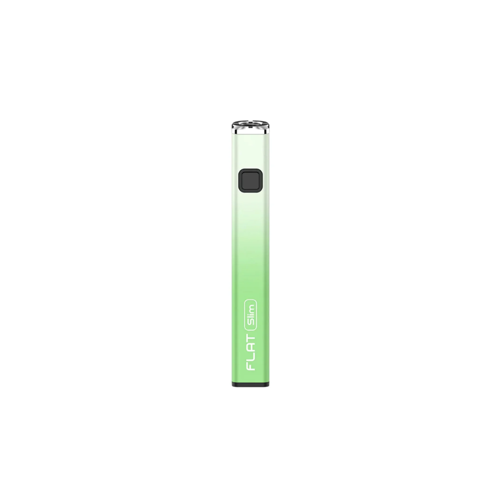 Yocan Flat Slim 510 Thread Battery Green + White - Shop at Krave Smoke
